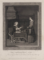 KG 15542
<br/>
Vrouw met brief in interieur
<br/>
<em>Picot, Victor Marie (1744-1802)</em>